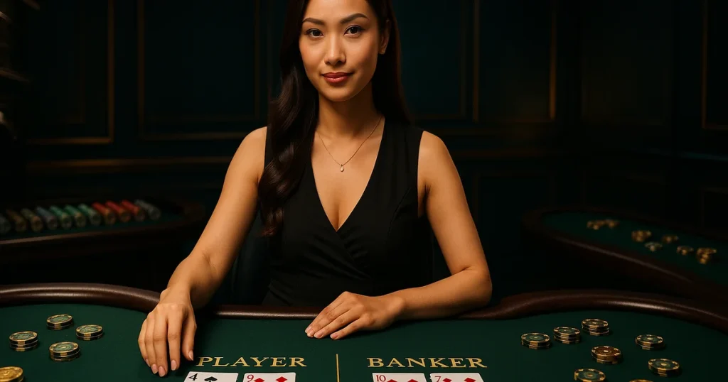 Banner Baccarat online EE88 — live dealer casino trực tuyến tại nhà cái EE88 Việt Nam 2026