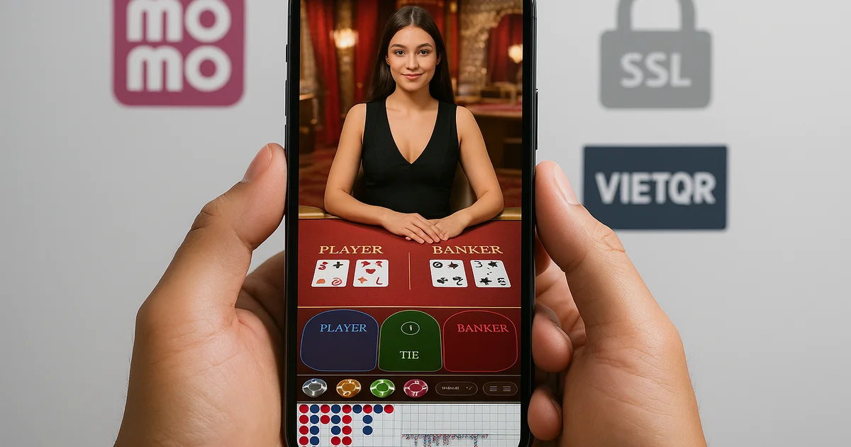 Casino EE88 trên mobile - nạp rút MoMo VietQR bảo mật SSL