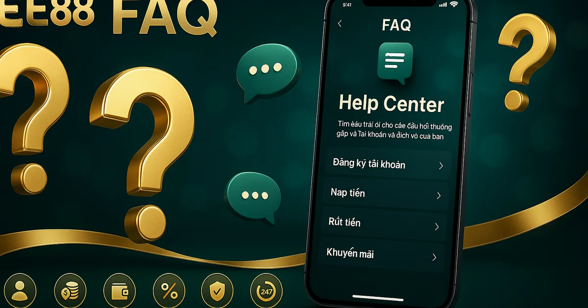 Câu Hỏi Thường Gặp EE88 – trung tâm giải đáp nhanh cho người chơi nhà cái EE88